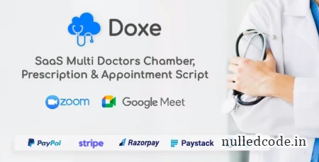 Doxe v1.8 - SaaS Doctors Chamber, Prescription & Appointment Software - nulled