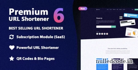 Premium URL Shortener v6.8.2 - Link Shortener, Bio Pages & QR Codes