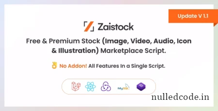 Zaistock v1.1 - Free & Premium Stock Photo, Video, Audio, Icon Illustration Script