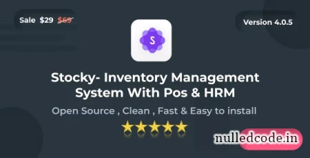 Stocky v4.0.5 - POS with Inventory Management & HRM