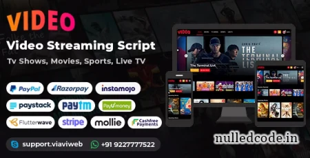 Video Streaming Portal v2.1 - TV Shows, Movies, Sports, Videos Streaming, Live TV - nulled