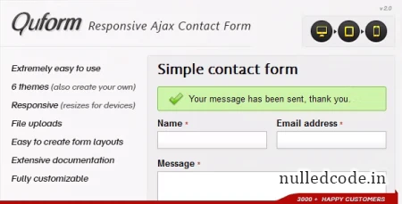 Quform v2.5.2 - Responsive Ajax Contact Form