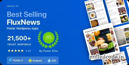 FluxNews v3.7.0 - Flutter mobile app for Wordpress