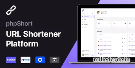 phpShort v5.0.0 - URL Shortener Platform - nulled