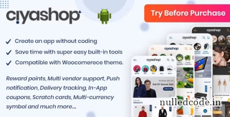 CiyaShop v5.12 - Native Android Application based on WooCommerce