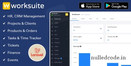 WORKSUITE v5.2.7 - HR, CRM and Project Management - nulled