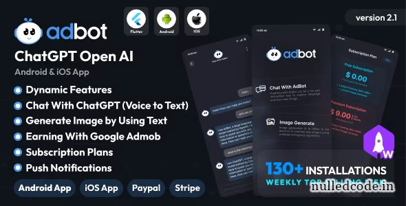 AdBot v1.0 - ChatGPT Open AI Android and iOS App » nulled#code / free ...