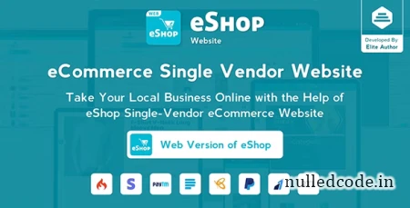 eShop Web v4.0.2 - eCommerce Single Vendor Website | eCommerce Store Website - nulled