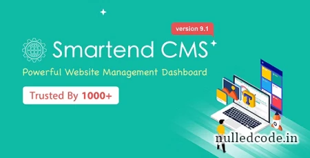 SmartEnd CMS v9.1.0 - Laravel Admin Dashboard with Frontend and Restful API