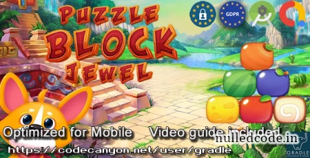 Puzzle Block Jewel V6 (Admob + GDPR + Android Studio)