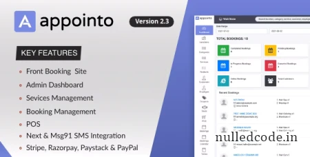 Appointo v2.3.6 - Booking Management System - nulled