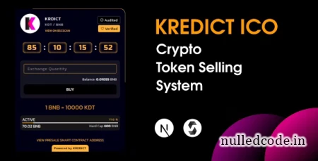 KREDICT v1.0 - ICO Crypto Token Selling System