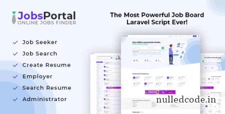 Jobs Portal v3.6 - Job Board Laravel Script