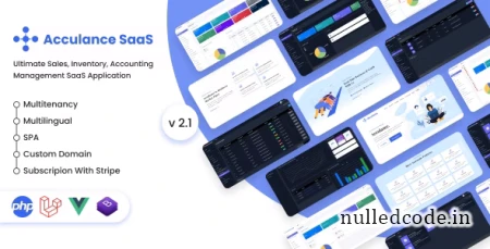 Acculance SaaS v3.0.0 - Multitenancy Based POS, Accounting Management System - nulled