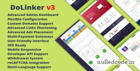 DoLinker v3.1.1 - Ultimate URL Shortener Platform