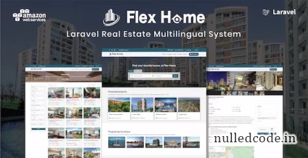 Flex Home v2.43.0 - Laravel Real Estate Multilingual System - nulled