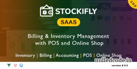 Stockifly SAAS v2.0.0 - Billing & Inventory Management with POS and Online Shop
