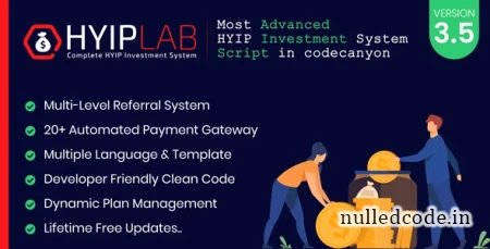 HYIPLAB v3.5 - Complete HYIP Investment System - nulled