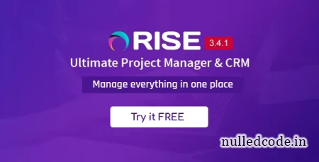 RISE v3.4.1 - Ultimate Project Manager & CRM - nulled