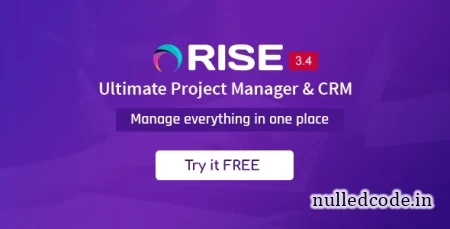RISE v3.4 - Ultimate Project Manager & CRM - nulled