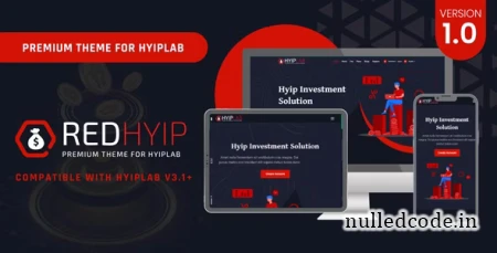RedHyip v1.0 - Premium Theme For HYIPLAB