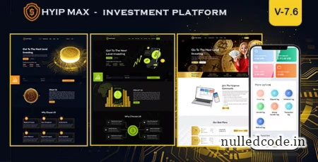 HYIP MAX v7.6 - high yield investment platform