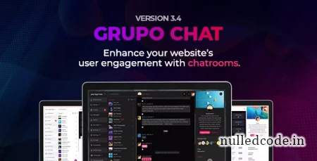 Grupo Chat v3.4 - Chat Room & Private Chat PHP Script - nulled