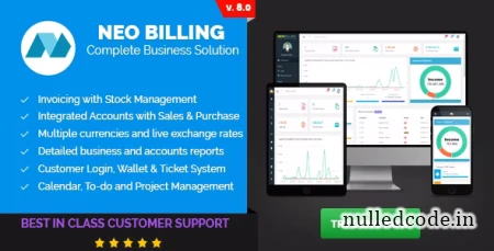 Neo Billing v8.0 - Accounting, Invoicing And CRM Software - nulled