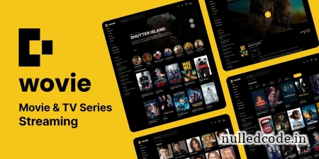 Wovie v5.0.0b - Movie and TV Series Streaming Platform