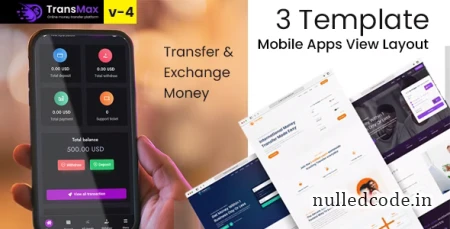 TRANS MAX v5.0 - Online Money Transfer Platform - nulled