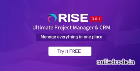RISE v3.6.1 - Ultimate Project Manager & CRM - nulled