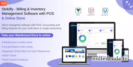 Stockifly v4.1.0 - Billing & Inventory Management with POS and Online Shop