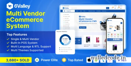 6valley v16.1 - Multi-Vendor E-commerce - Complete eCommerce Mobile App, Web, Seller and Admin Panel - nulled