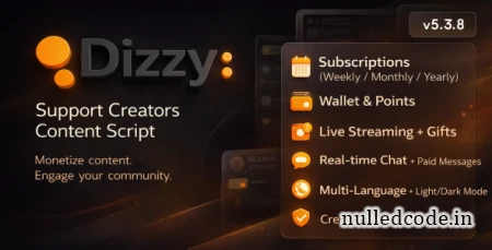 dizzy v5.3.8 - Support Creators Content Script