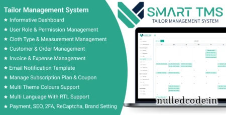 Smart TMS SaaS v1.4 - Tailor Management System