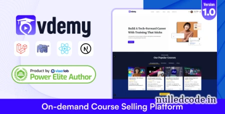 Vdemy v1.0 - On demand Course Selling Platform - LMS